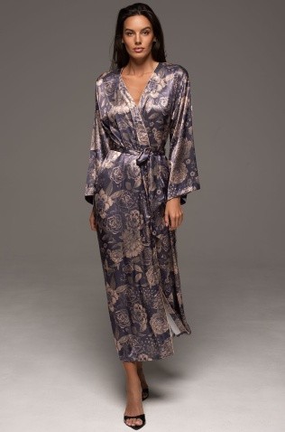 Длинный запашной халат Mia-Amore 4689 "Giaconda"