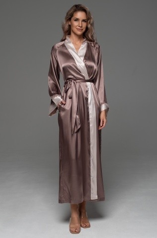 Длинный запашной халат Mia-Amore 4679 "Macciato"