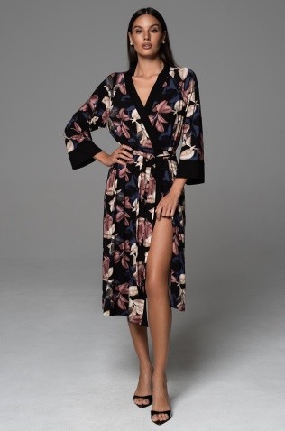 Длинный запашной халат Mia-Amore 5579 "Daiana"